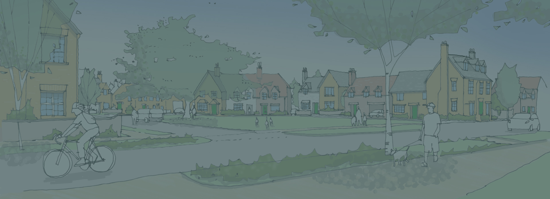 Illustration of a new hosuing development