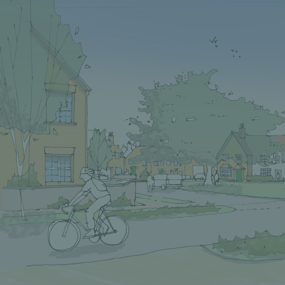 Illustration of a new hosuing development